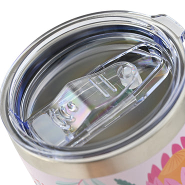 Indigo Series Insulated Coffee Cup - PINK PROTEA