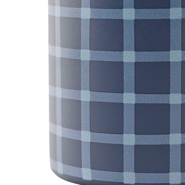 Indigo Series Insulated Drink Bottle 600ml - INDIGO CHECK