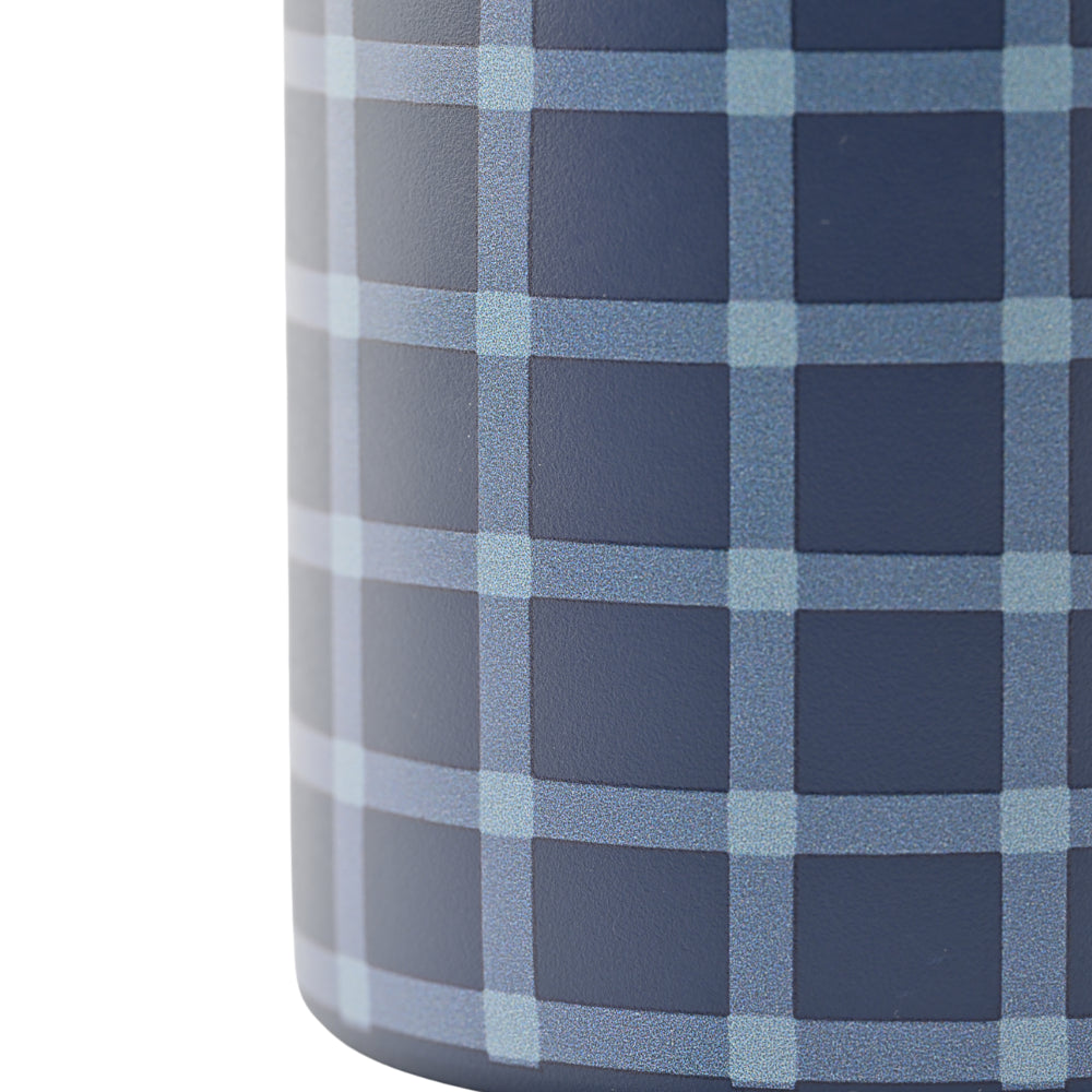 Indigo Series Insulated Drink Bottle 600ml - INDIGO CHECK