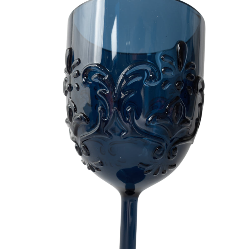 Indigo Series Acrylic Wine Glass 2pk - NAVY