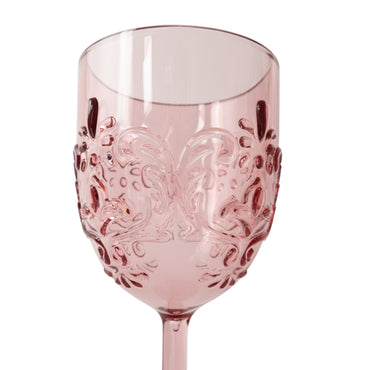 Indigo Series Acrylic Wine Glass 2pk - PINK