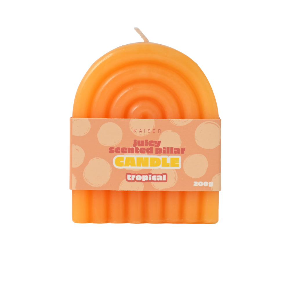 Juicy Series Pillar Candle - TROPICAL