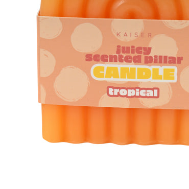 Juicy Series Pillar Candle - TROPICAL