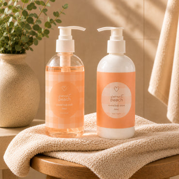 Sweethearts Series Body Wash & Lotion 400ml - SWEET PEACH