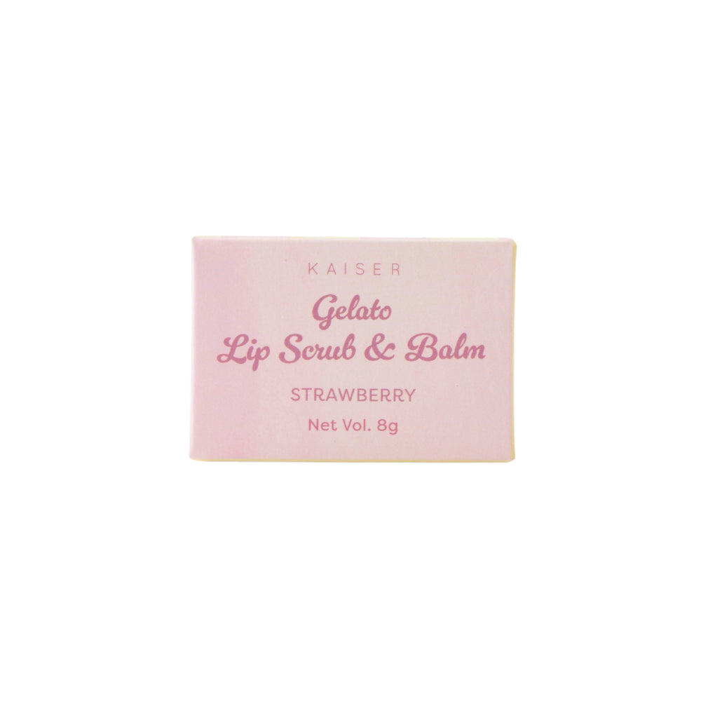 Gelato Series Lip Scrub & Balm - STRAWBERRY