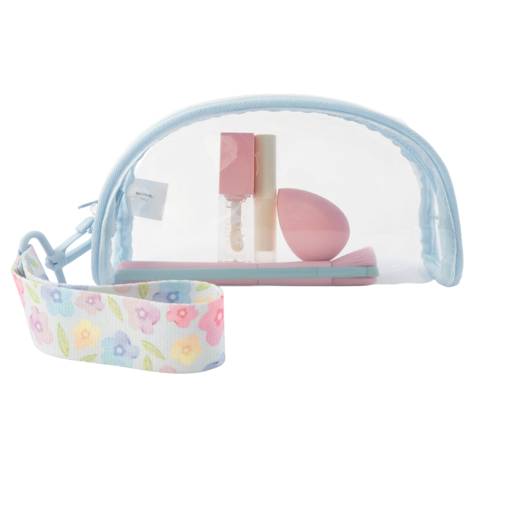 Gelato Series Clear Toiletries Dome Pouch - GELATO FLOWER