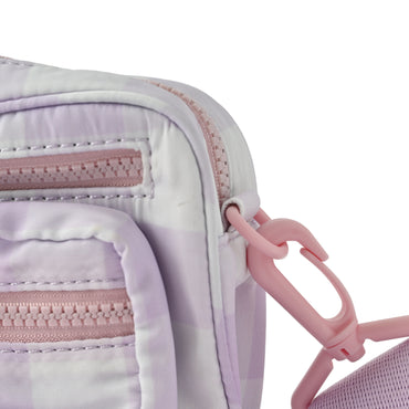 Gelato Series Crossbody Camera Bag - PASTEL GINGHAM