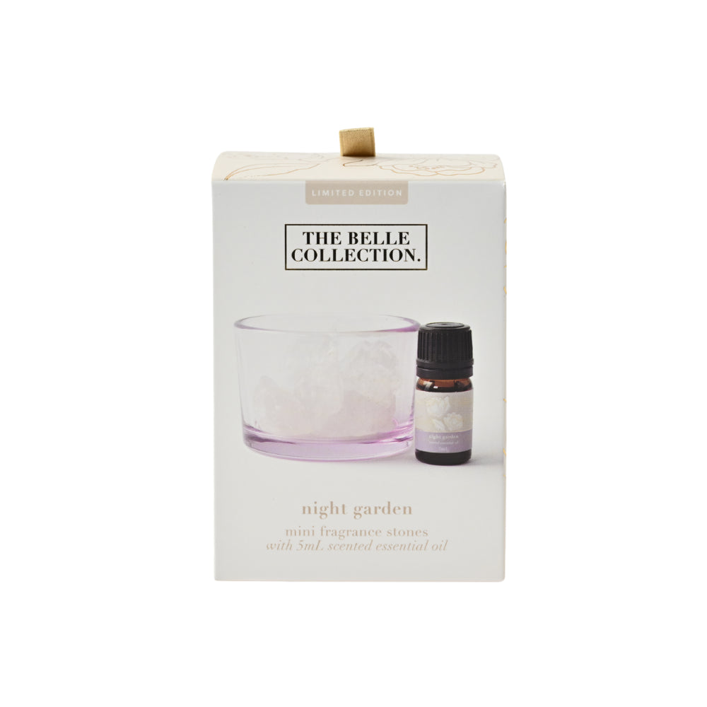 Belle Collection Fragrance Stone & Oil Set Mini - NIGHT GARDEN