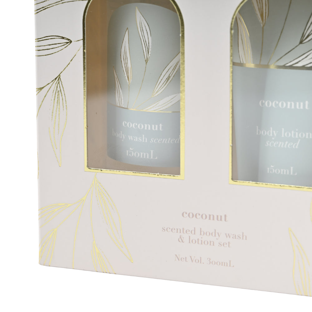 Belle Collection Body Wash & Lotion Set Mini 150ml - COCONUT