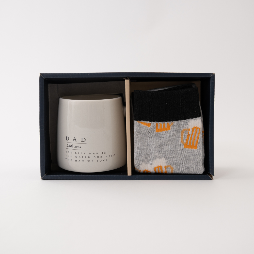 Ceramic Mug & Sock Set - Dad Definition