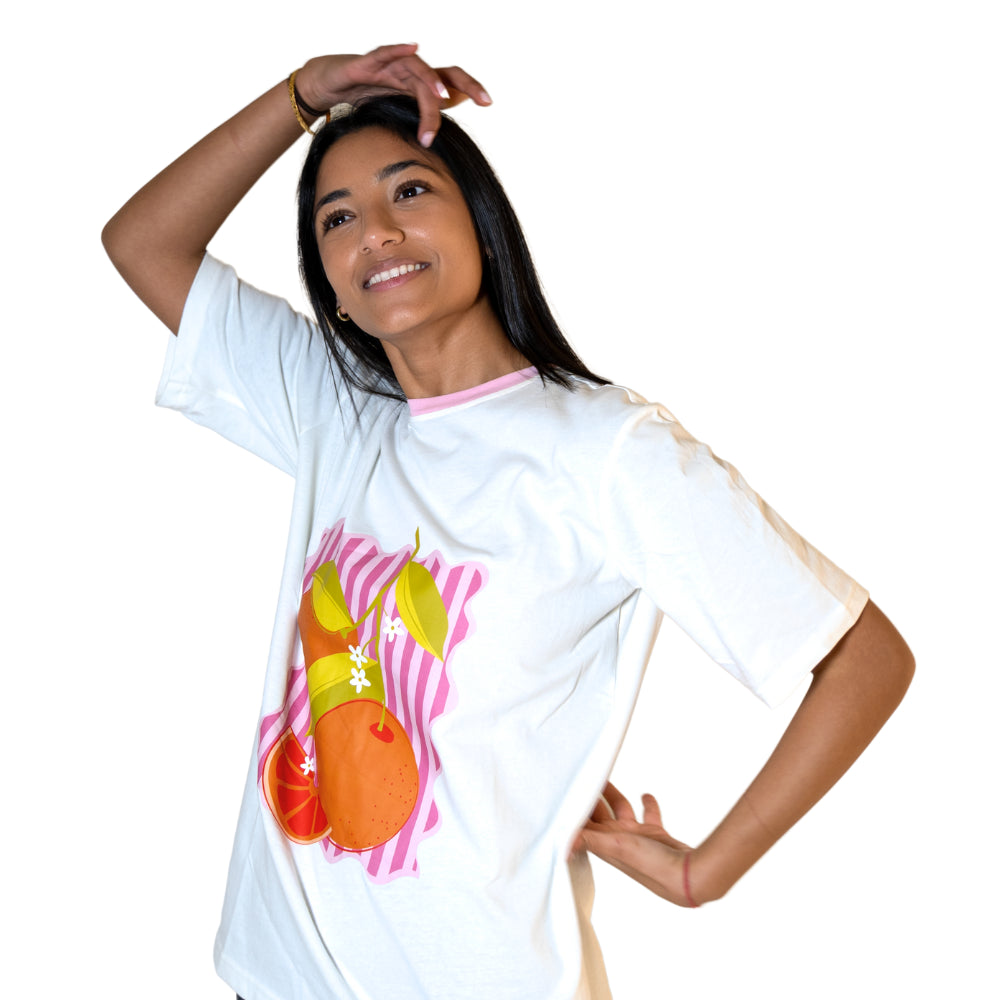 K&Co T-Shirt Size Medium - ORANGE