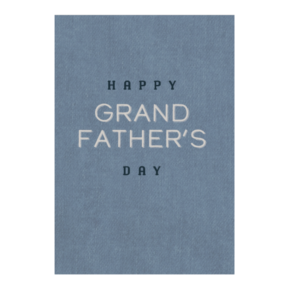 Greeting Card - FOR HIM - Grand Fathers Day