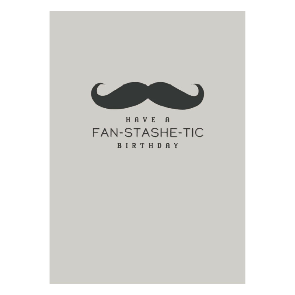 Greeting Card - FOR HIM - Moustache