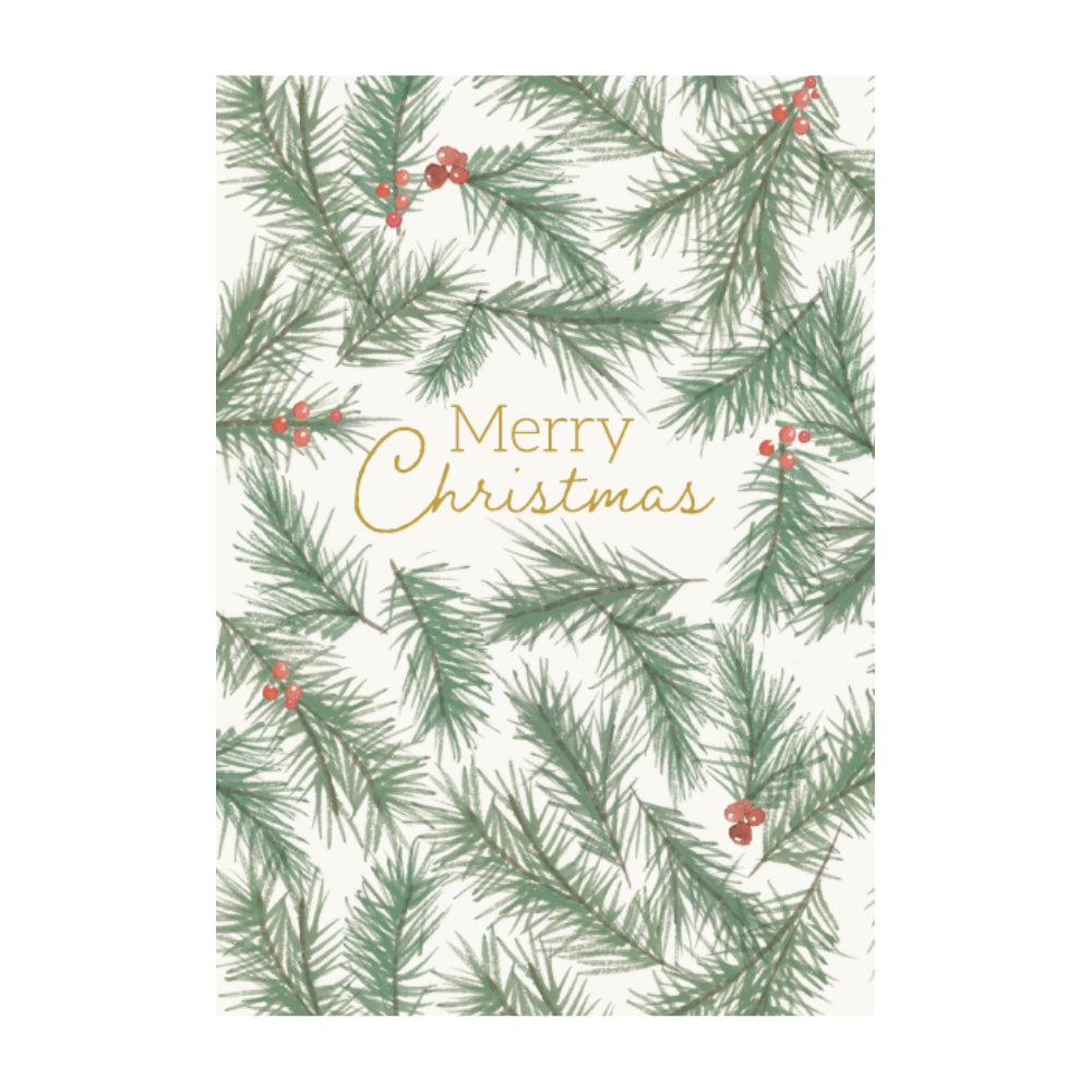 Christmas Greeting Card -Christmas Sprigs