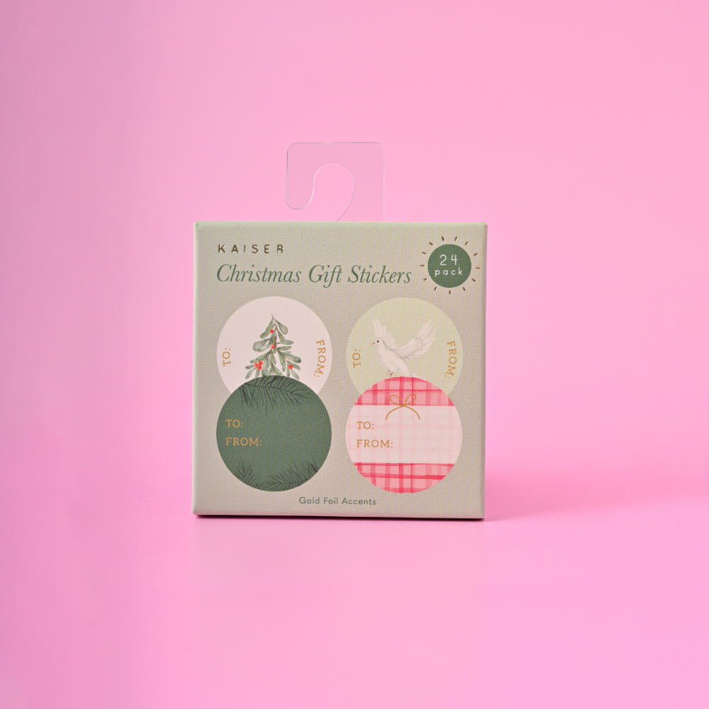 Christmas Wrap Stickers - Foliage