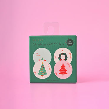 Christmas Wrap Stickers - O Christmas Tree