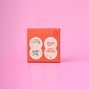 Christmas Wrap Stickers - Christmas Words