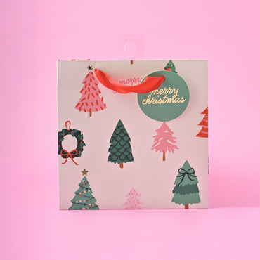 Christmas Square Gift Bag - O Christmas Tree