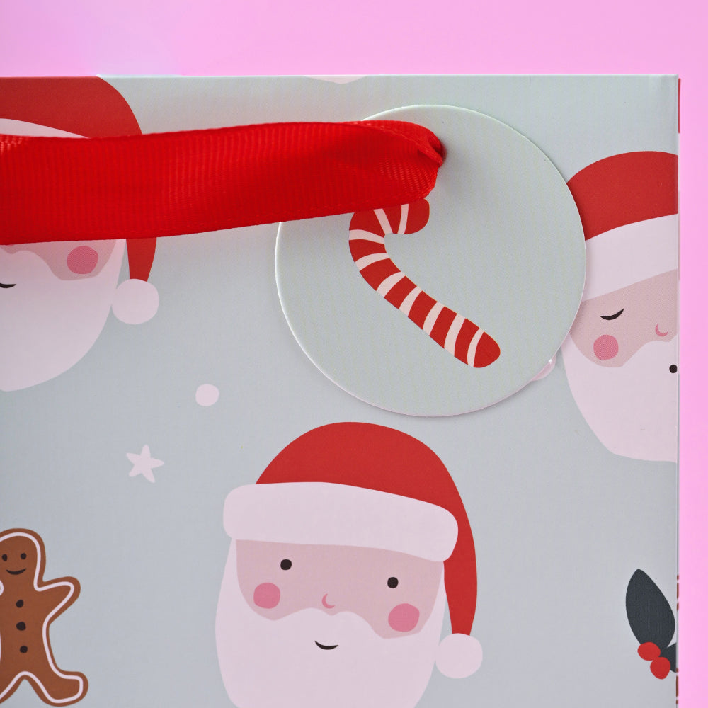 Chistmas Small Gift Bag - Holly Jolly
