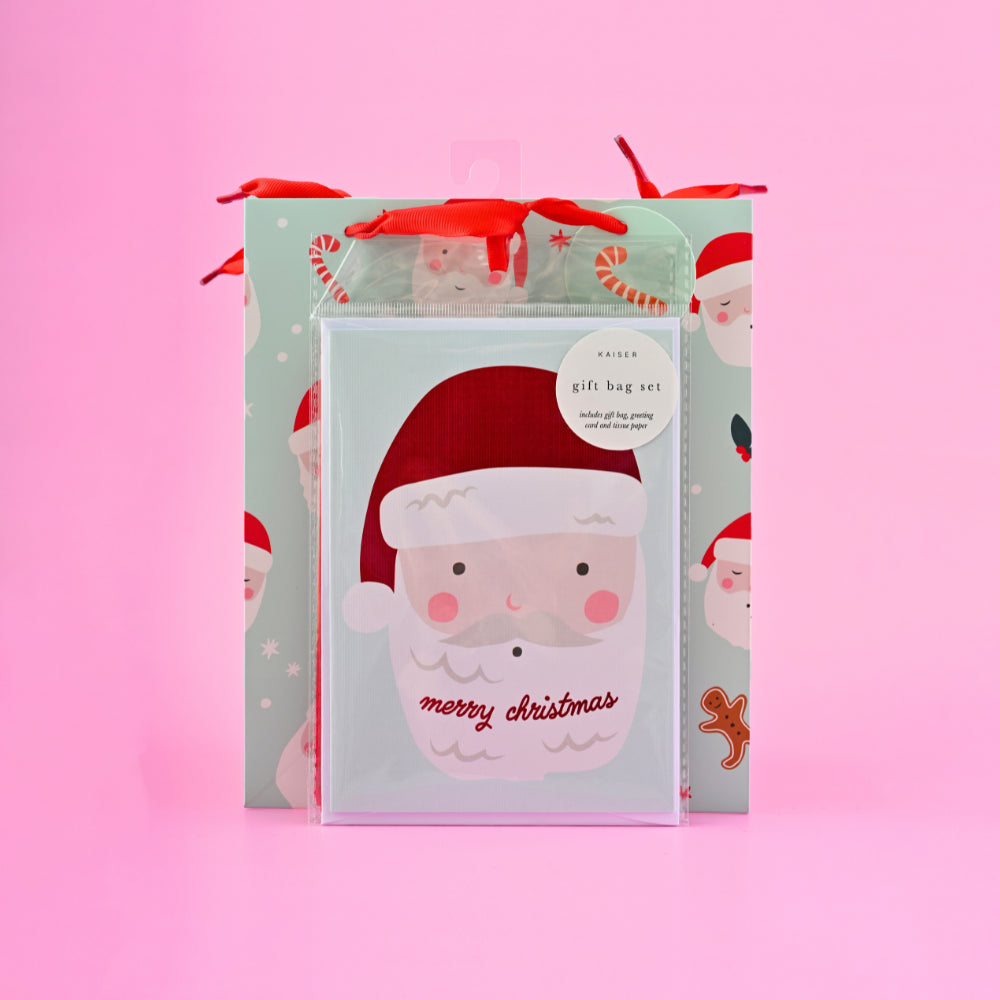 Christmas Small Gift Bag Set - Holly Jolly