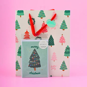Christmas Large Gift Bag Set - O Christmas Tree