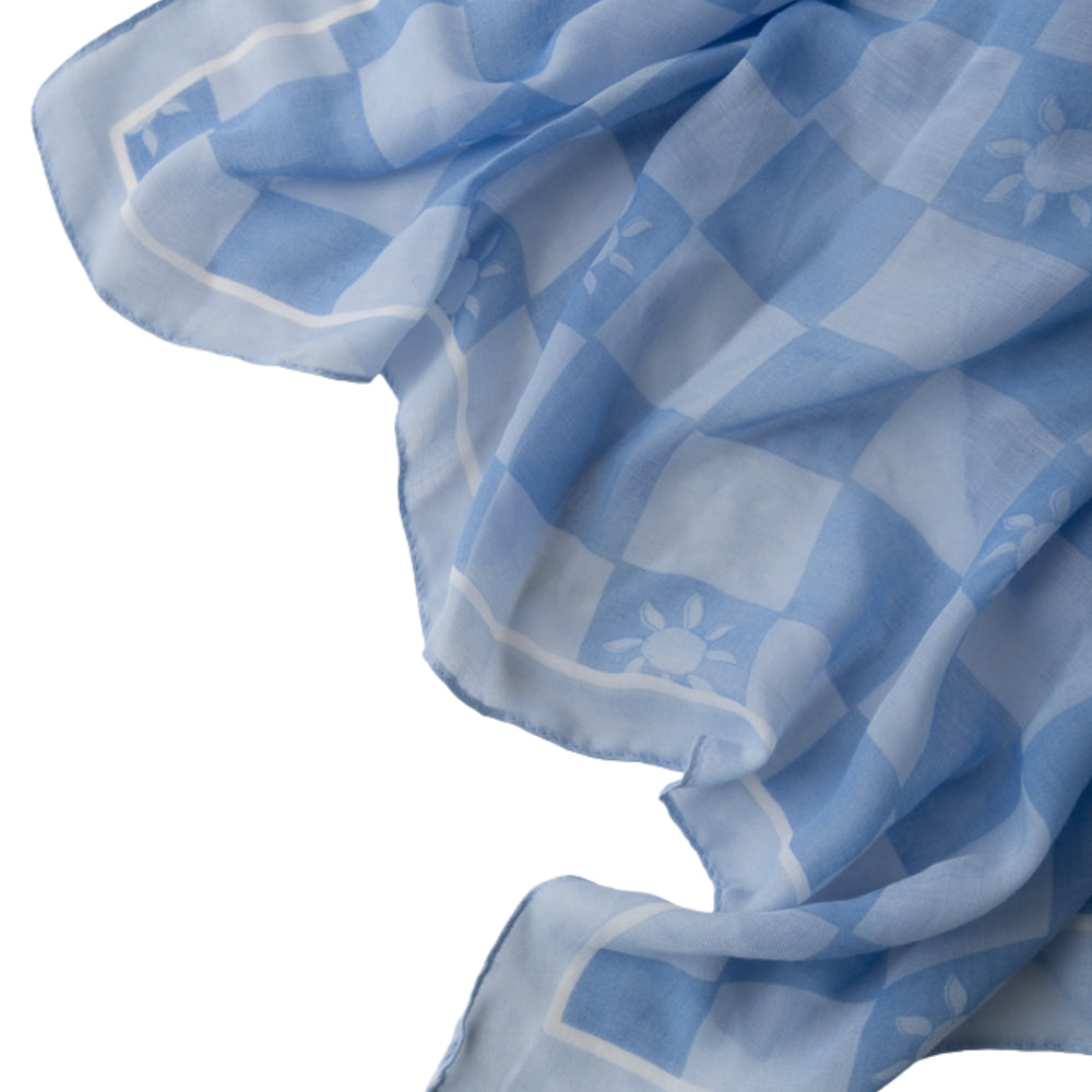 Soleil Series Print Scarf -Soleil Series CHECK