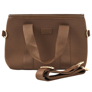 Soleil Series Neoprene Tote Bag Mini - CHOCOLATE