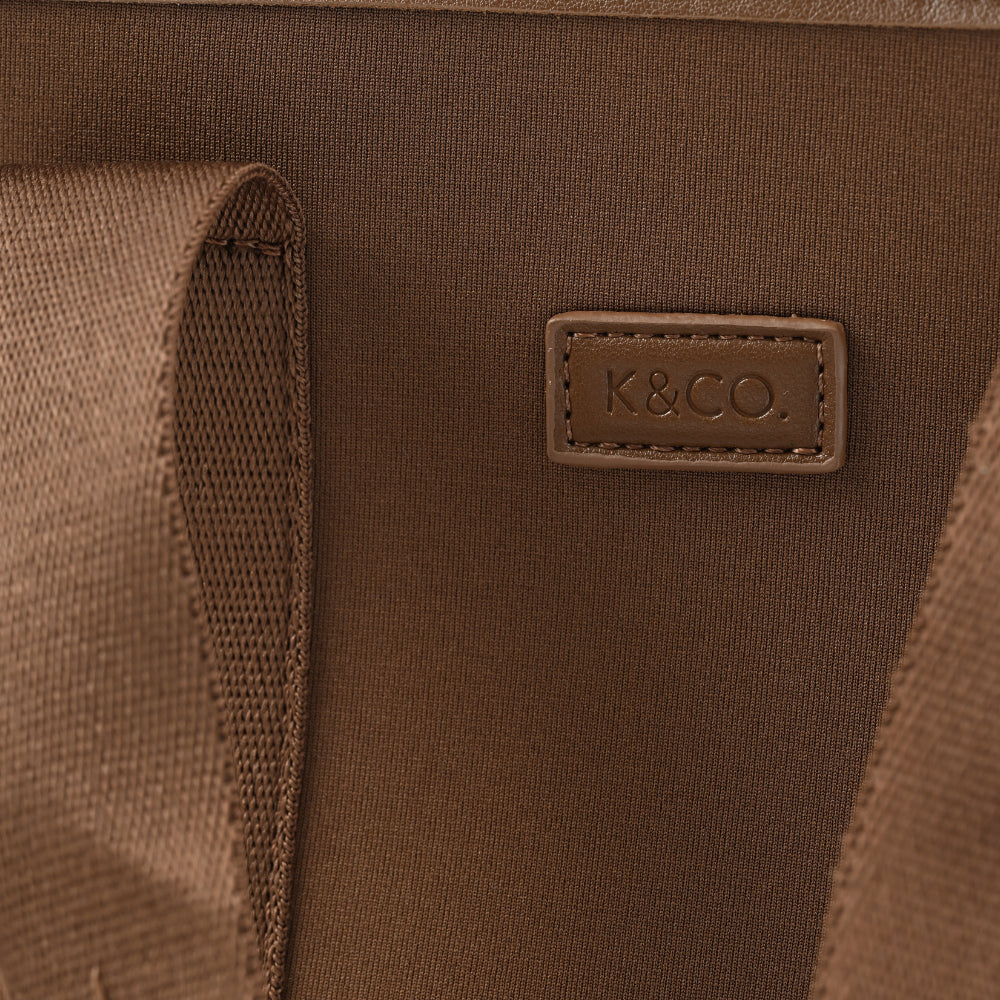 Soleil Series Neoprene Tote Bag Mini - CHOCOLATE