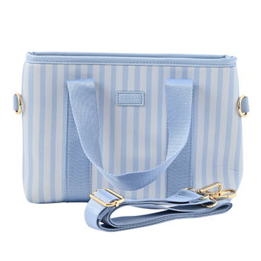 Soleil Series Neoprene Tote Bag Mini - BLUE STRIPE