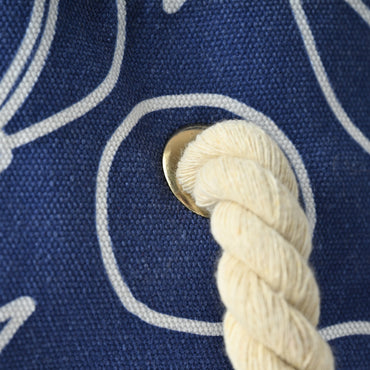 Soleil Series Beach Tote - BLUE ABSTRACT