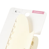 Plumberry Series Acrylic Hair Claw Clip - WHITE