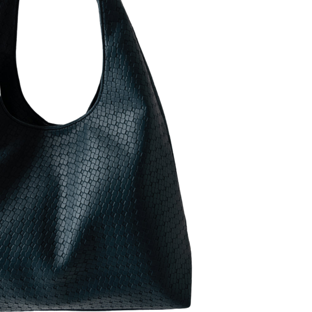 Plumberry Series Slouchy Shoulder Bag - NAVY