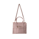 Blossoms Series Structured Tote Bag - BEIGE PINK