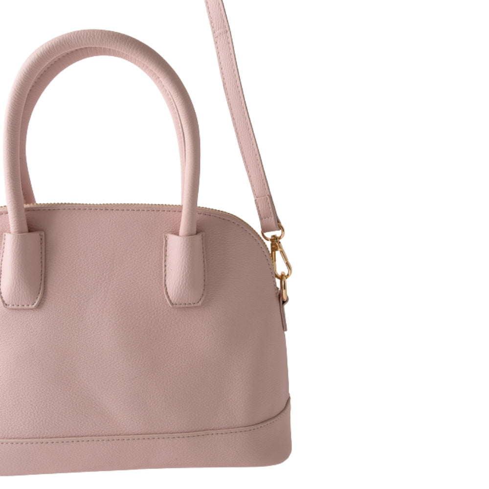 Blossoms Series Satchel Bag Mini - BEIGE PINK