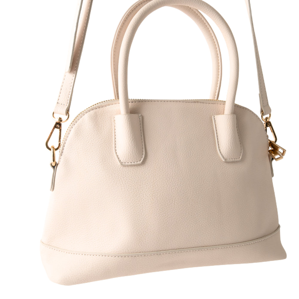 Blossoms Series  Satchel Bag Mini - BEIGE
