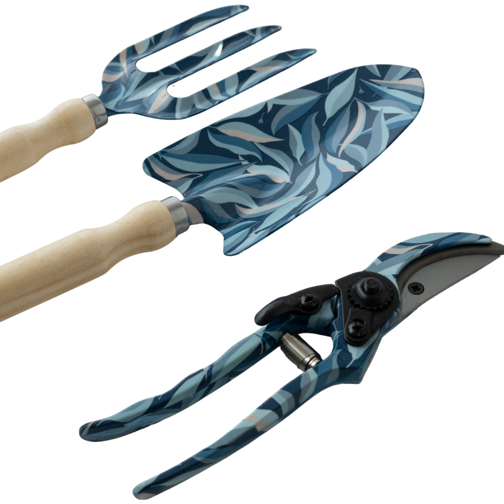 Plumberry Series Garden Tool Set 3pc - NAVY EUCALYPTUS