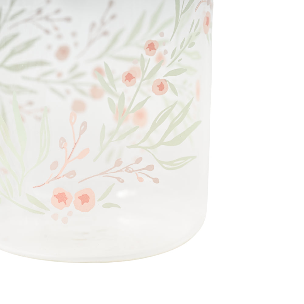 Blossoms Series Printed Carafe with Glass - DANCING BLOSSOMS