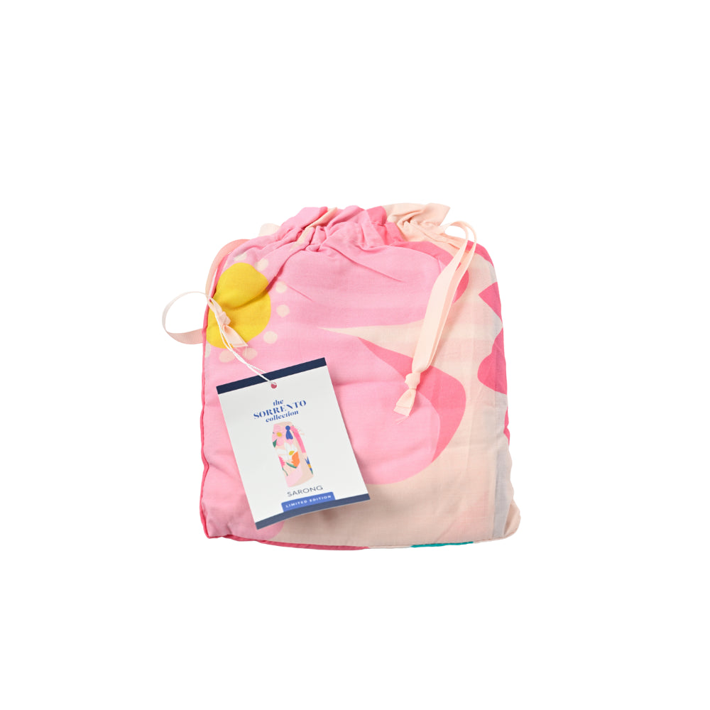 K&Co Sorrento Sarong - BOLD FLORAL