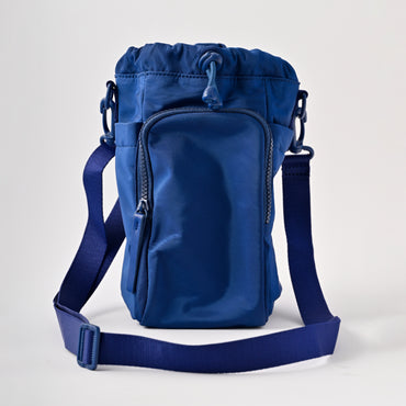 K&Co Sorrento Nylon Drink Bottle Bag - NAVY