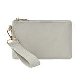 Belle Collection Clutch With Strap - SAGE