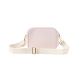 Belle Collection Textured Strap Side Bag - SWEET PINK