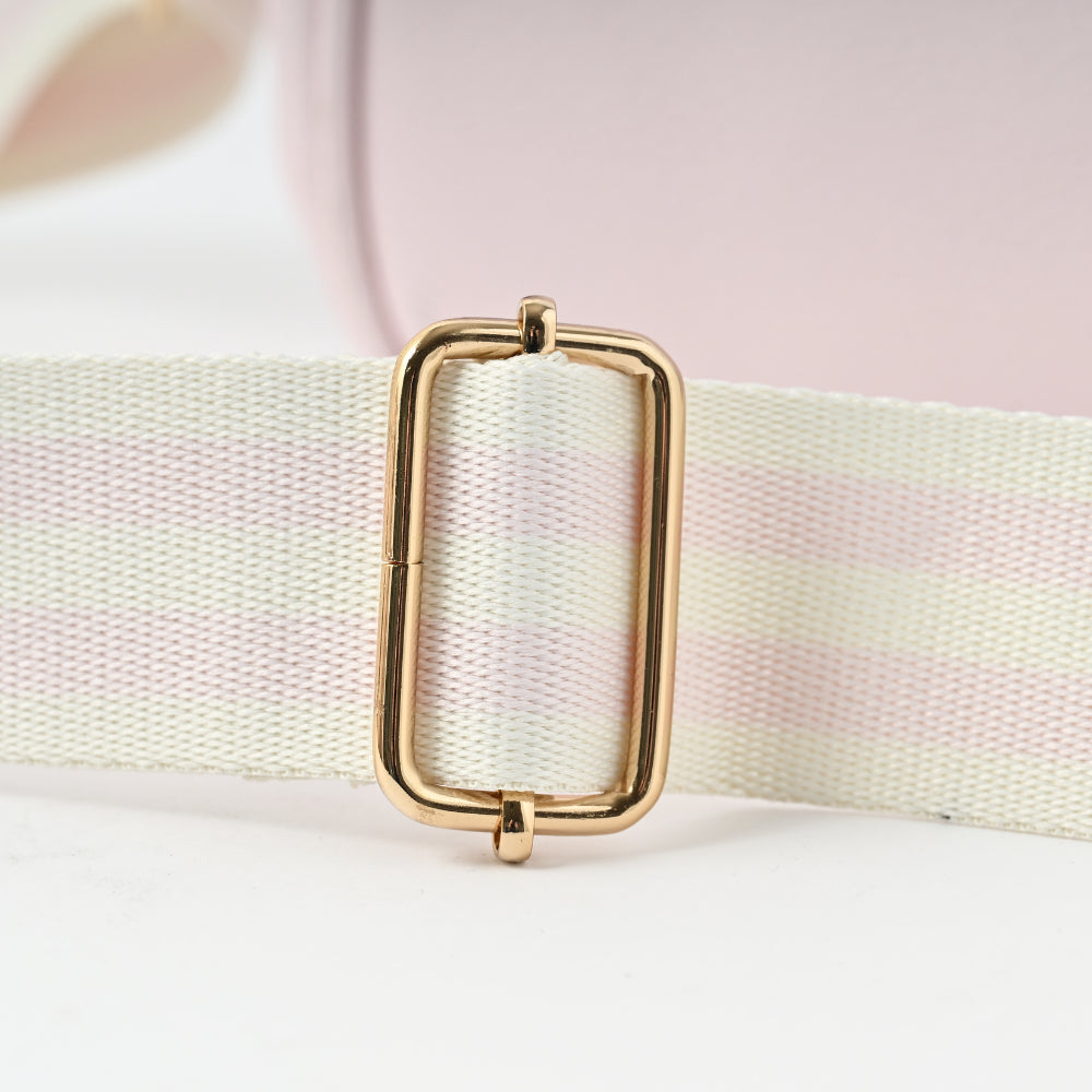 Belle Collection Textured Strap Side Bag - SWEET PINK