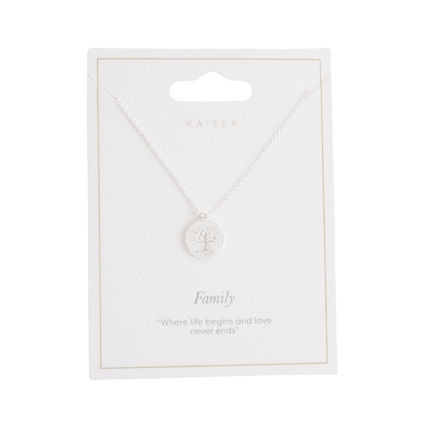 Silver Necklace - Tree Of Life