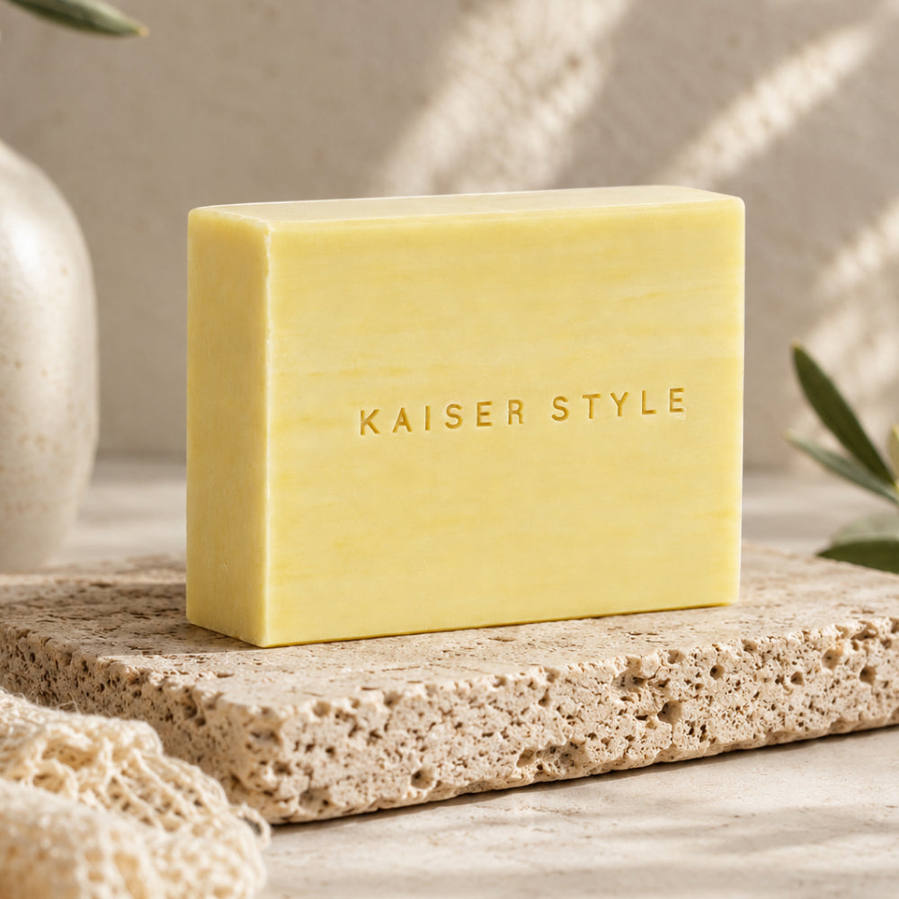 Kaiser Raw Cut Soap - WHITE TEA & CAMELIA