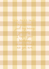 Greeting Card SUNSHINE - BE YOURSELF