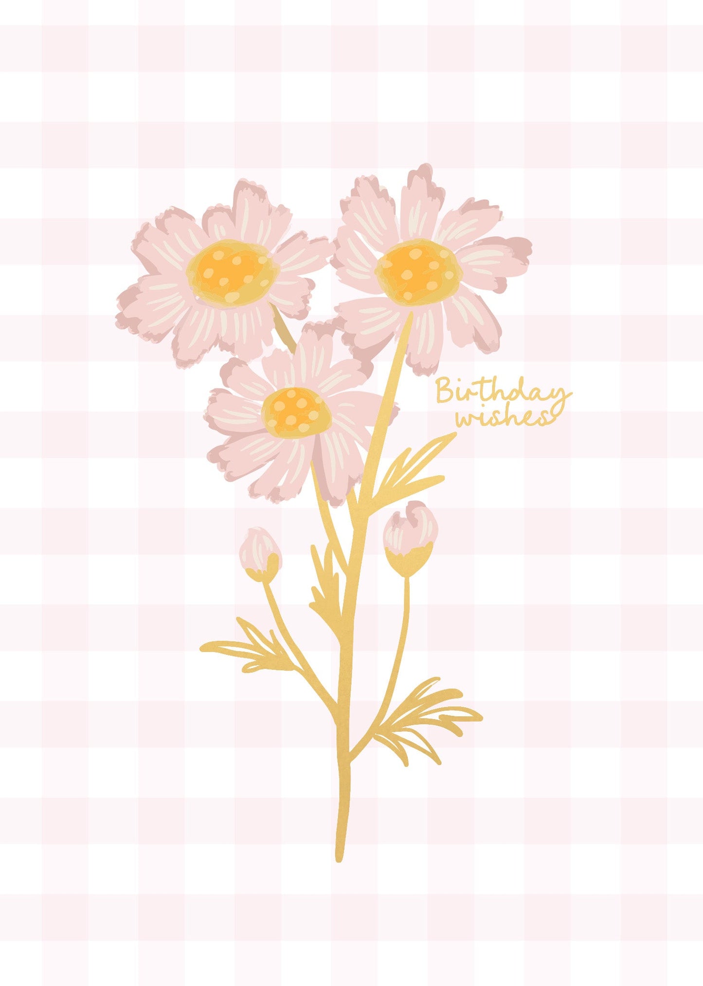 Greeting Card SUNSHINE - FLOWER