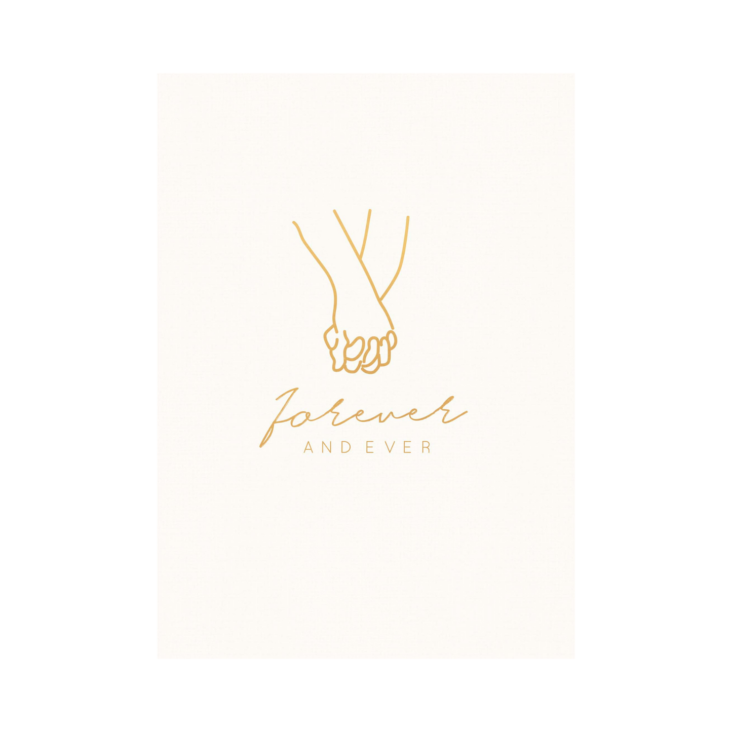 Greeting Card WEDDING - FOREVER