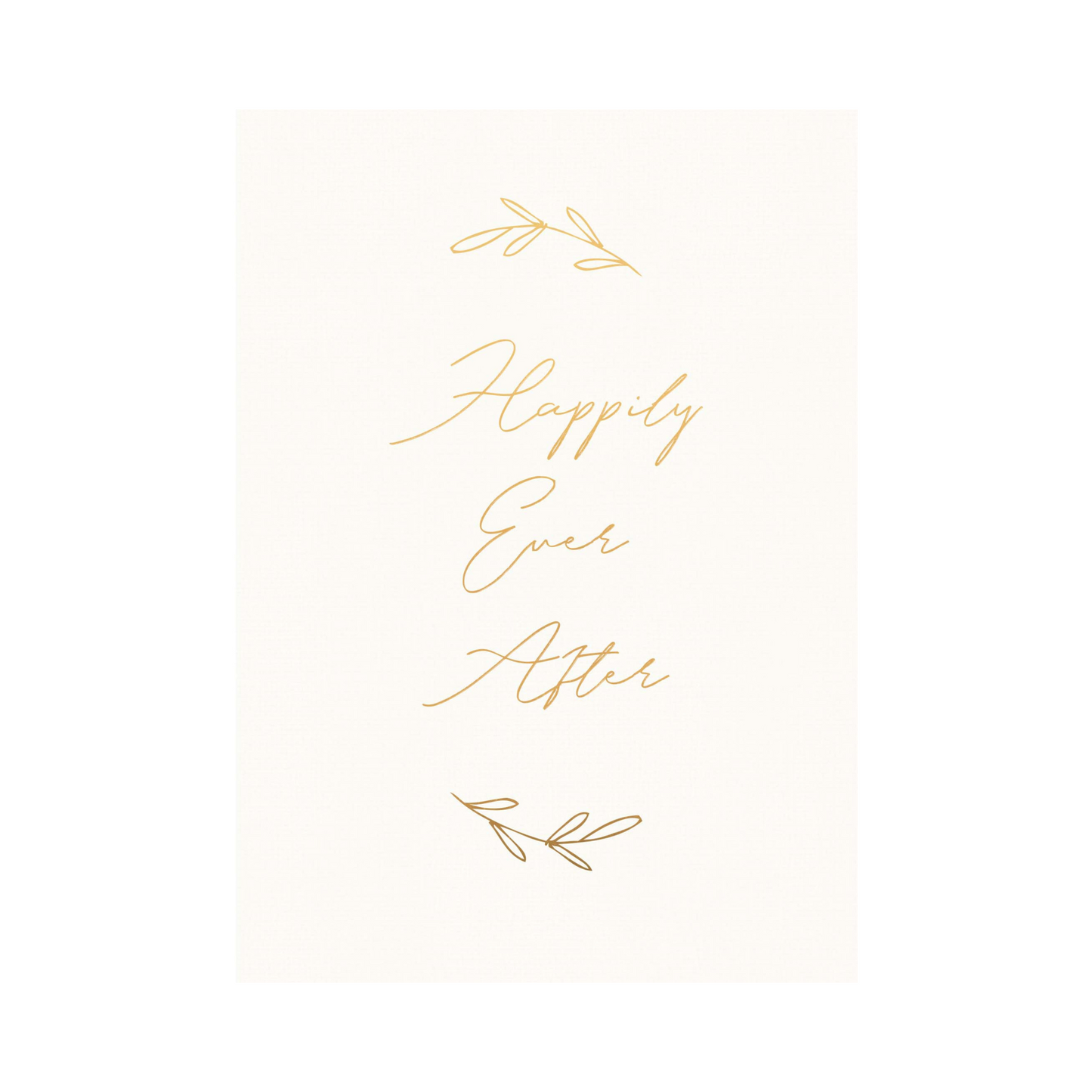 Greeting Card WEDDING - EVER AFTER