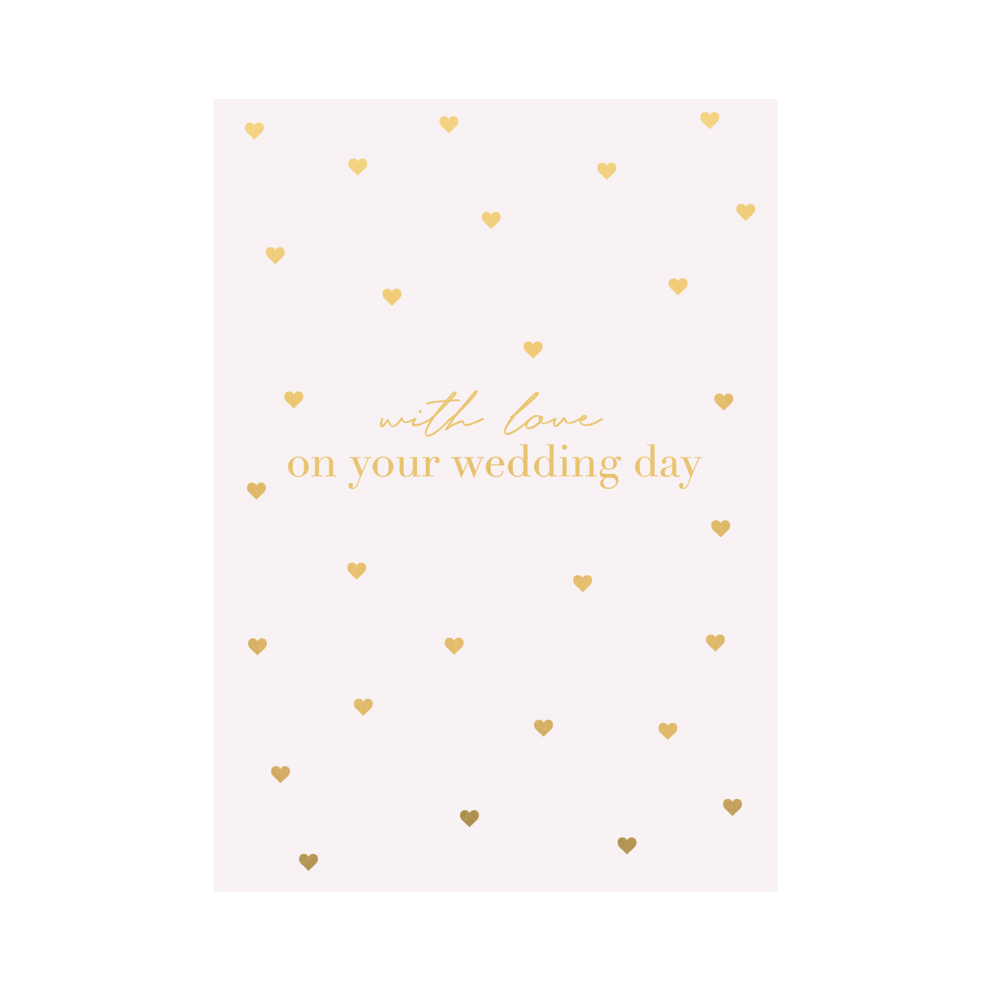 Greeting Card WEDDING - WITH LOVE WEDDING