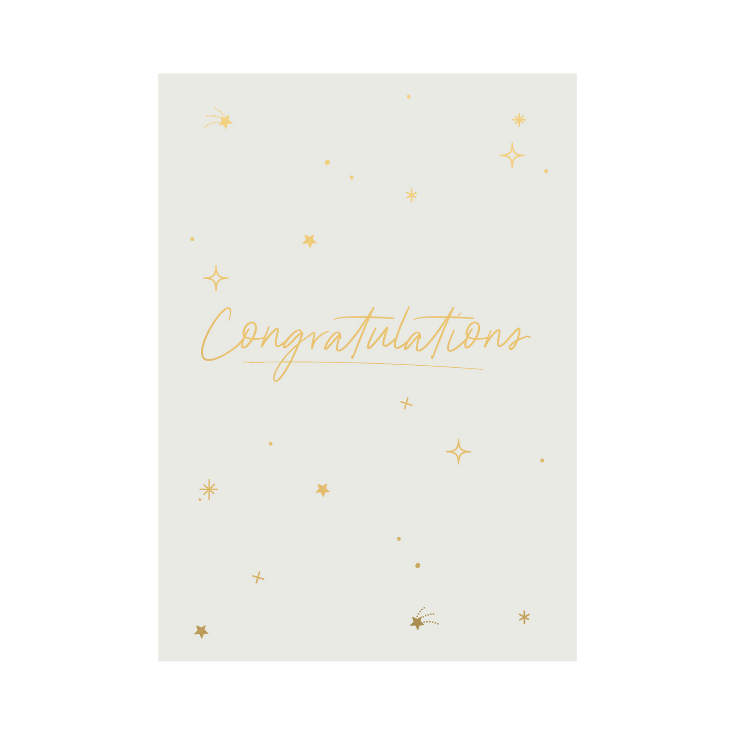 Greeting Card Congrats - Starry Congratulations